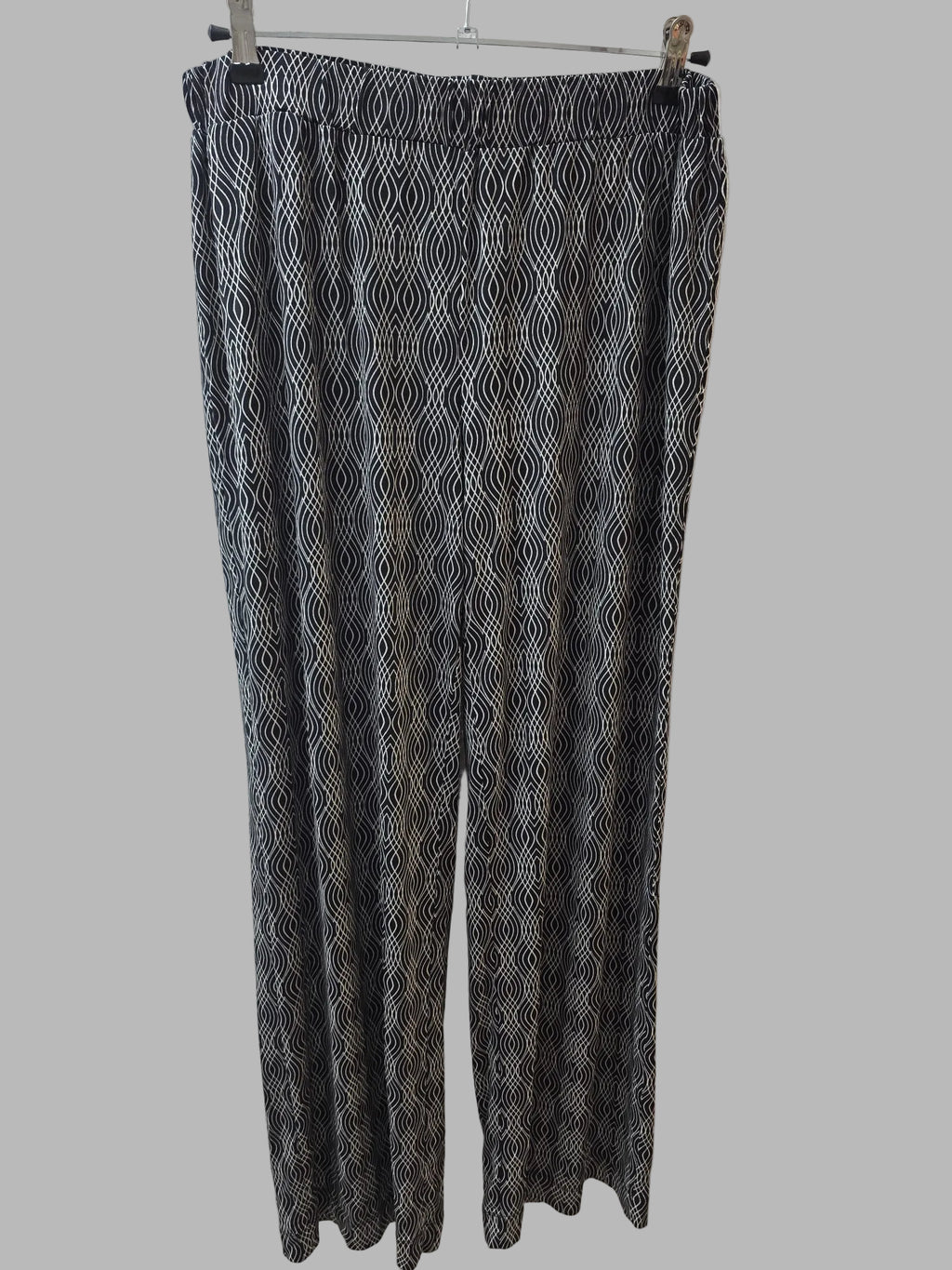 Pantalón jacquard de rayas múltiples