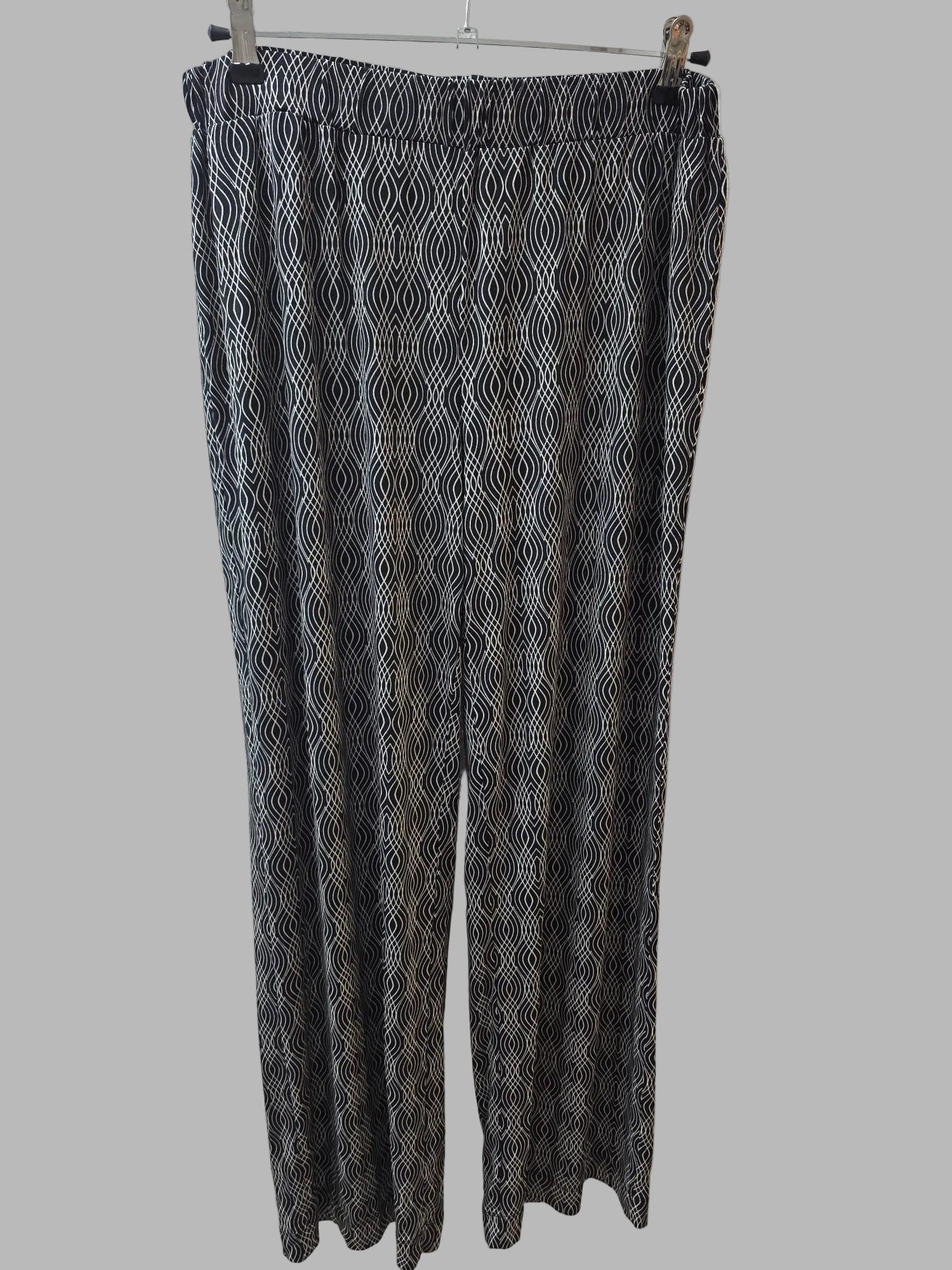 Pantalón jacquard de rayas múltiples