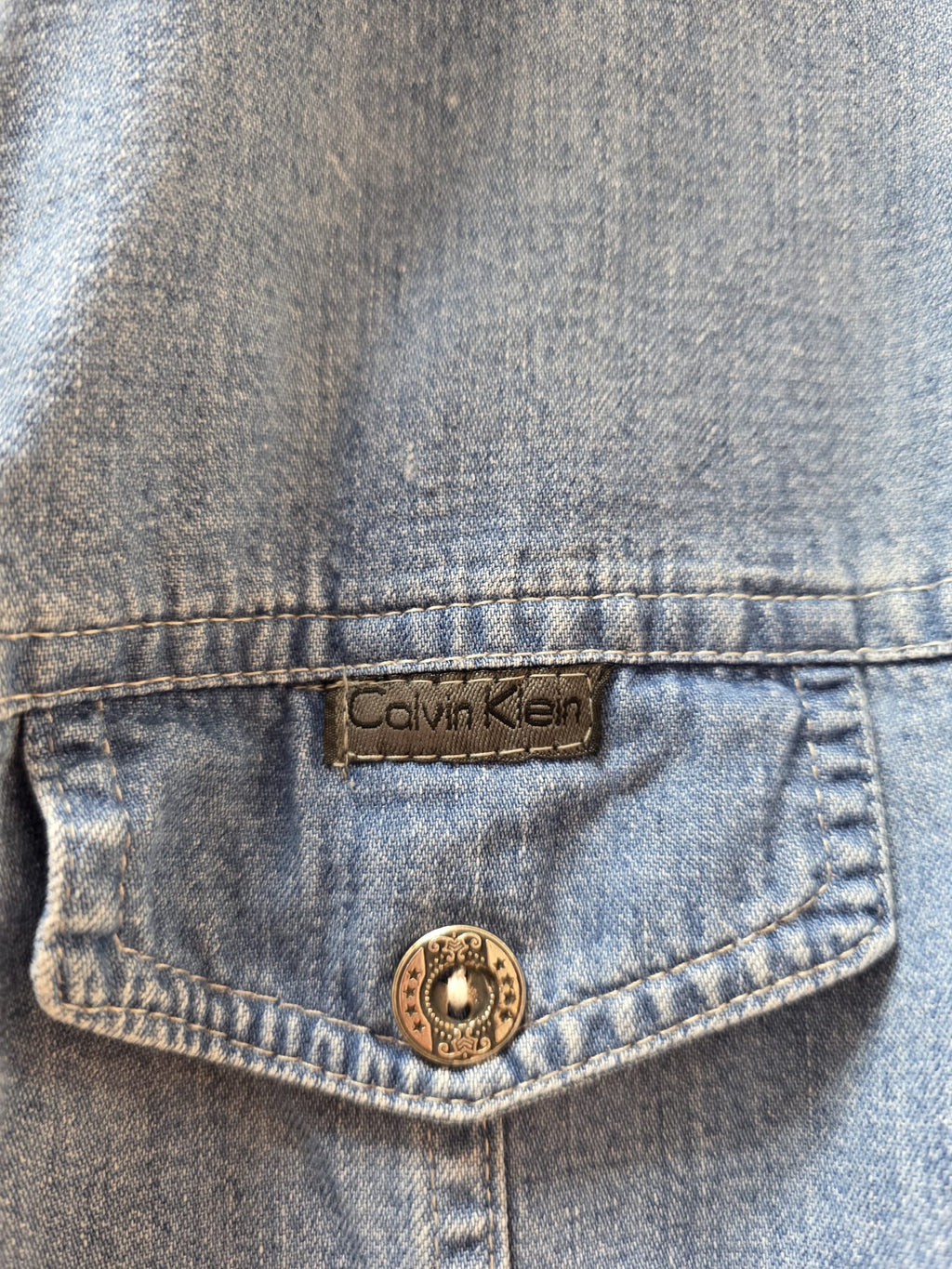 Vestido Denim de Calvin Klein
