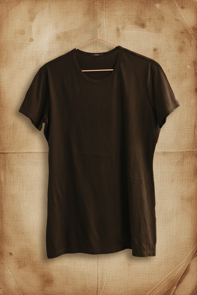 Camiseta negra manga corta