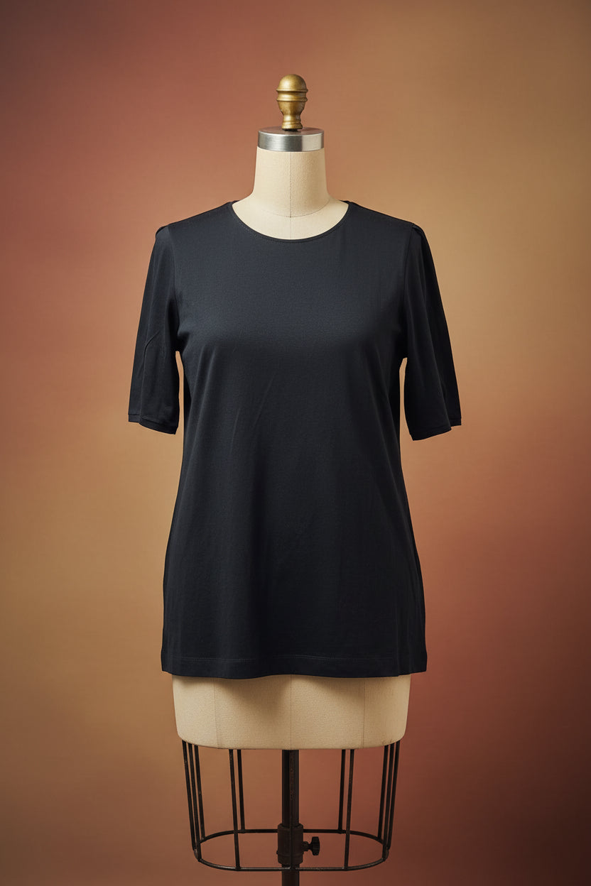 Camiseta negra de Uterqüe