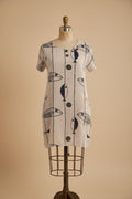 Vestido túnica fluido Made in Italy