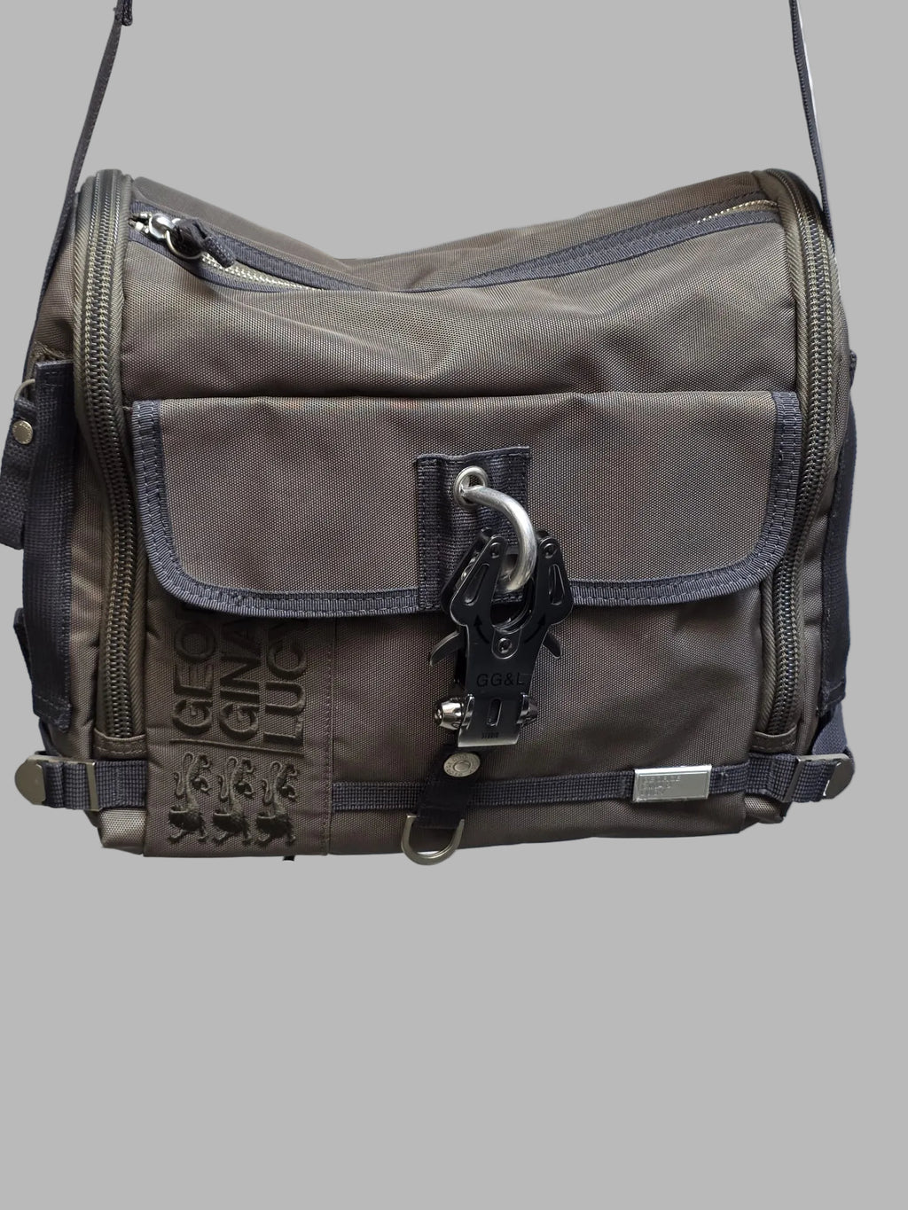 Olivgrüne Vintage-Handtasche von George Gina & Lucy