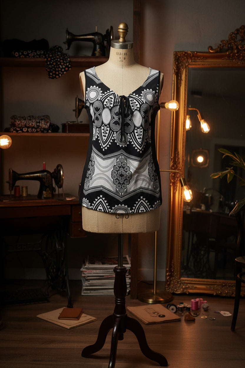 Blusa sin mangas de Latidelo