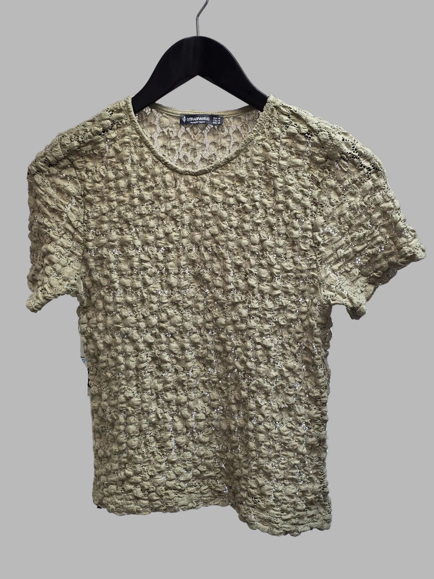 Camiseta texturada de Stradivarius