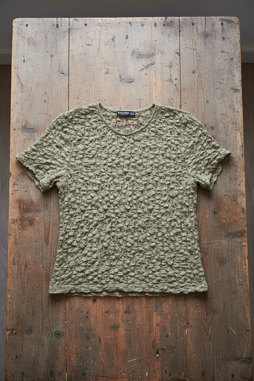 Camiseta texturada de Stradivarius