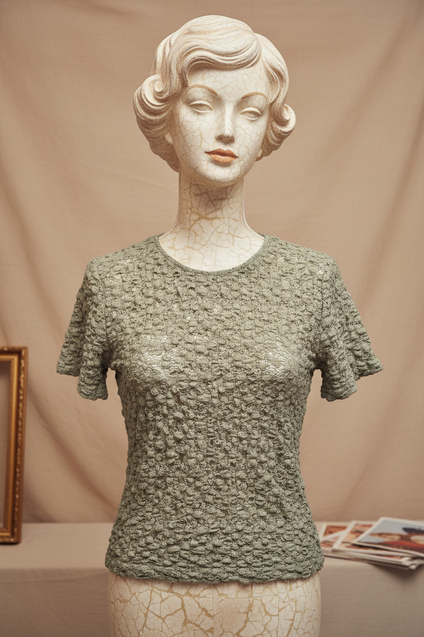 Camiseta texturada de Stradivarius