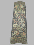 Fular verde floral