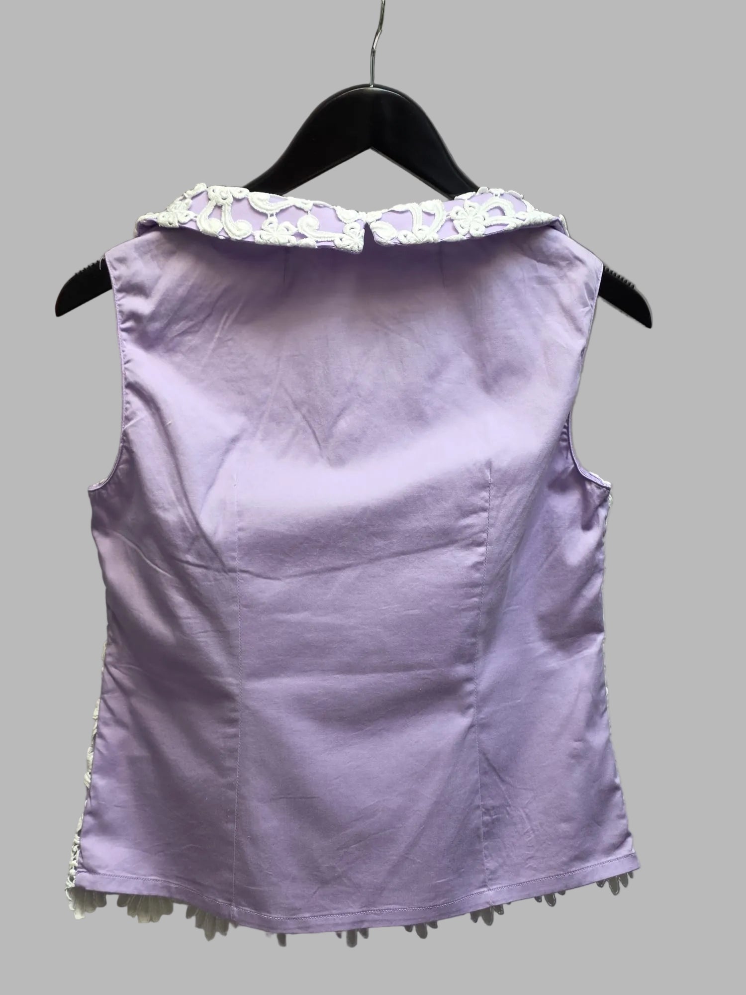 Vintage-Bluse mit Guipure-Spitze von Nara Camicie