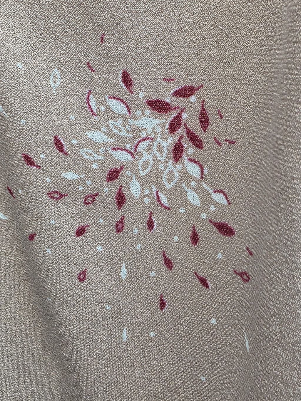 Blusa vintage rosa empolvado