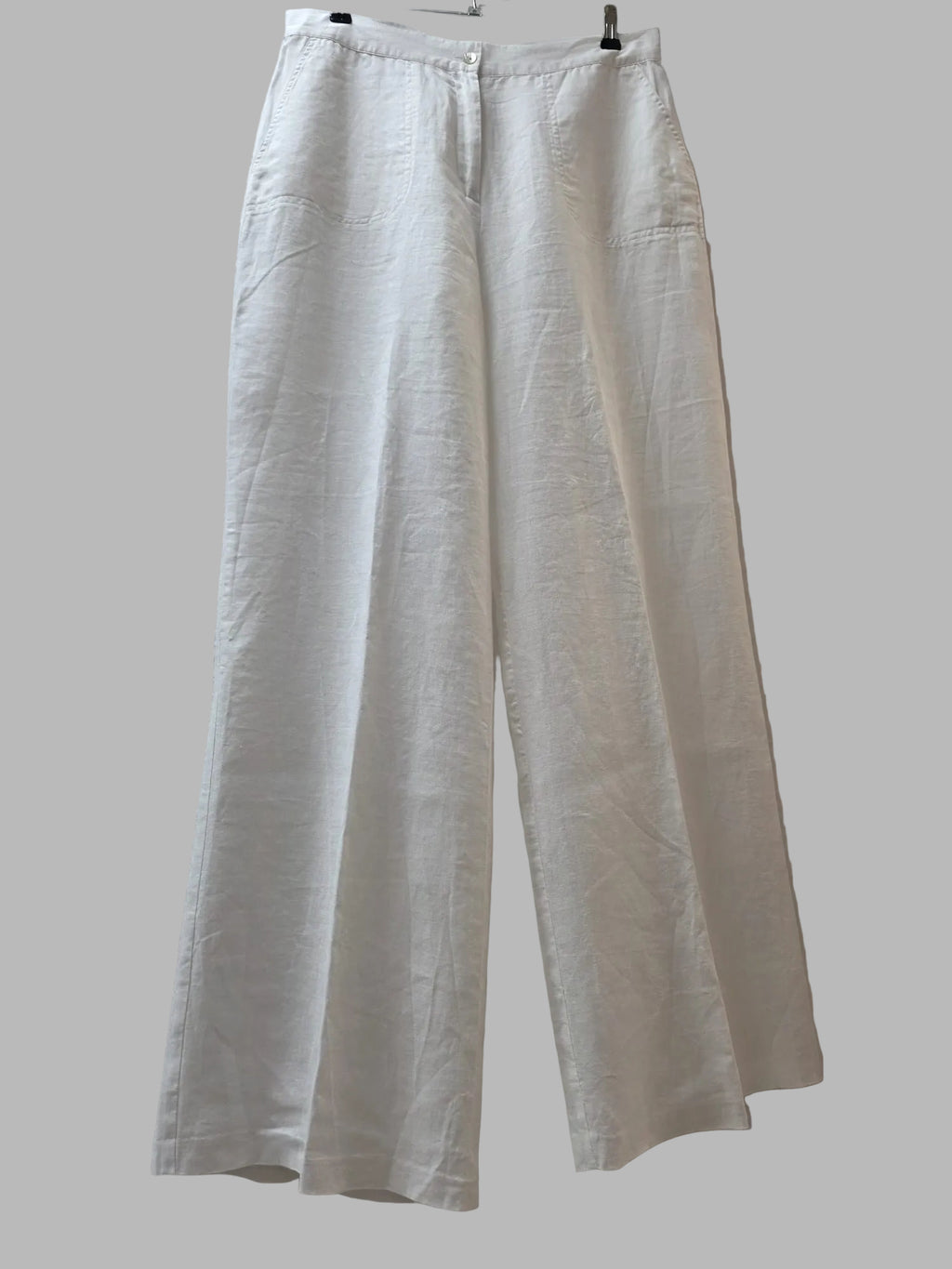 Pantalon blanc palazzo Angel Aguado
