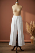 Pantalon blanc palazzo Angel Aguado