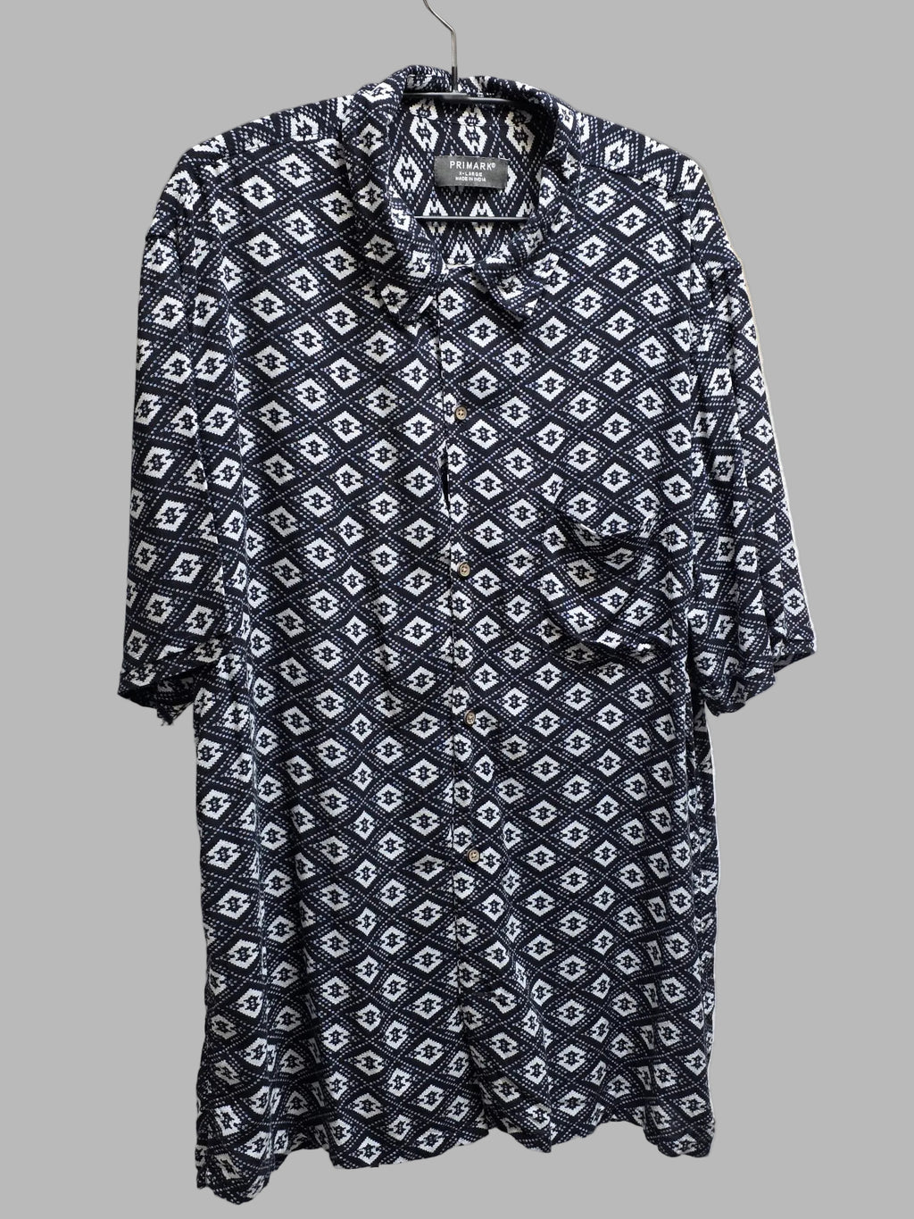 Camisa manga corta rombos