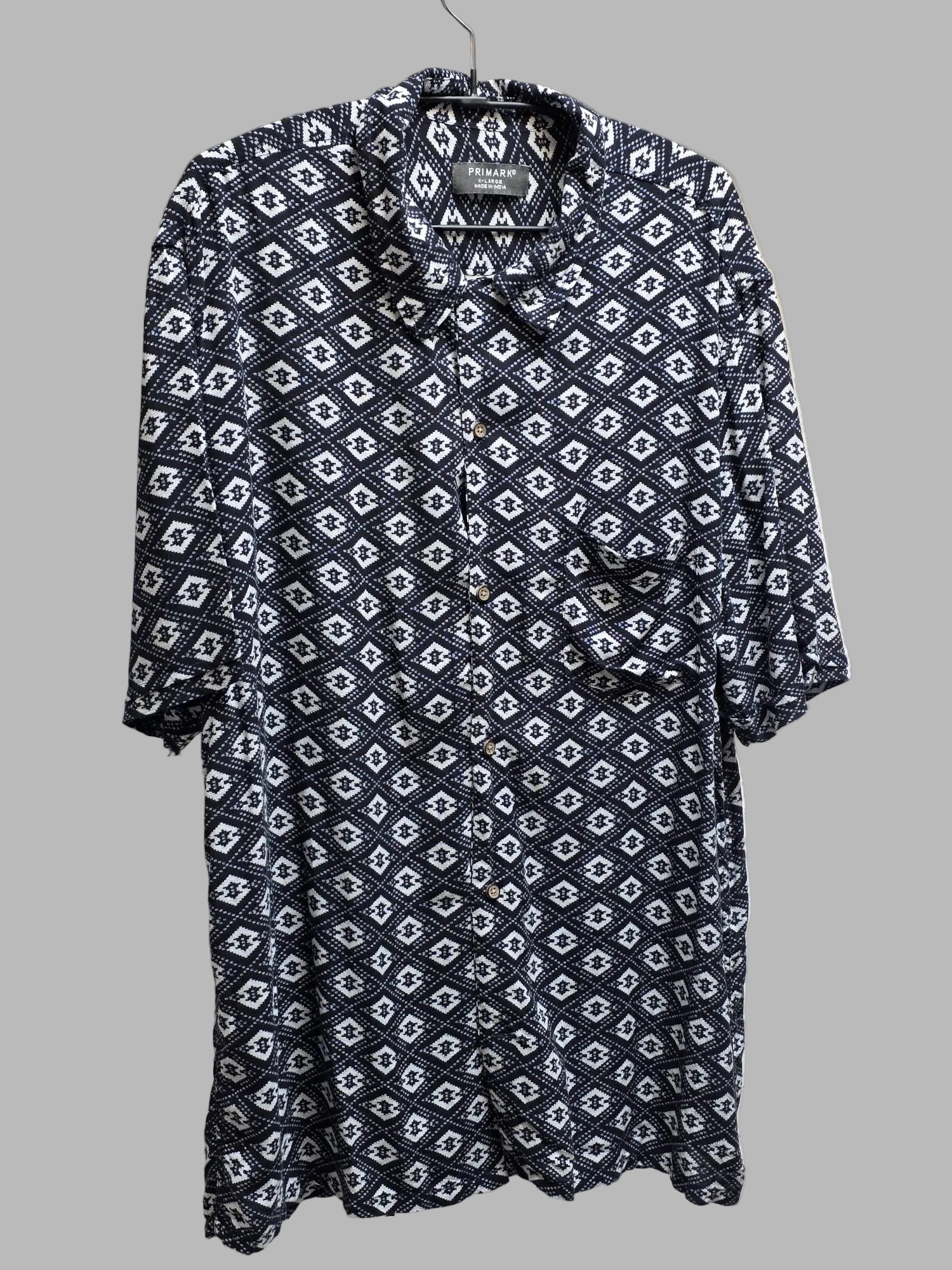 Camisa manga corta rombos