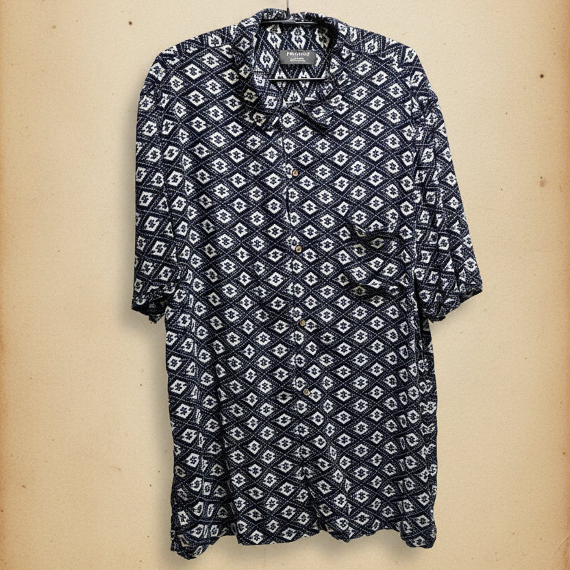 Camisa manga corta rombos