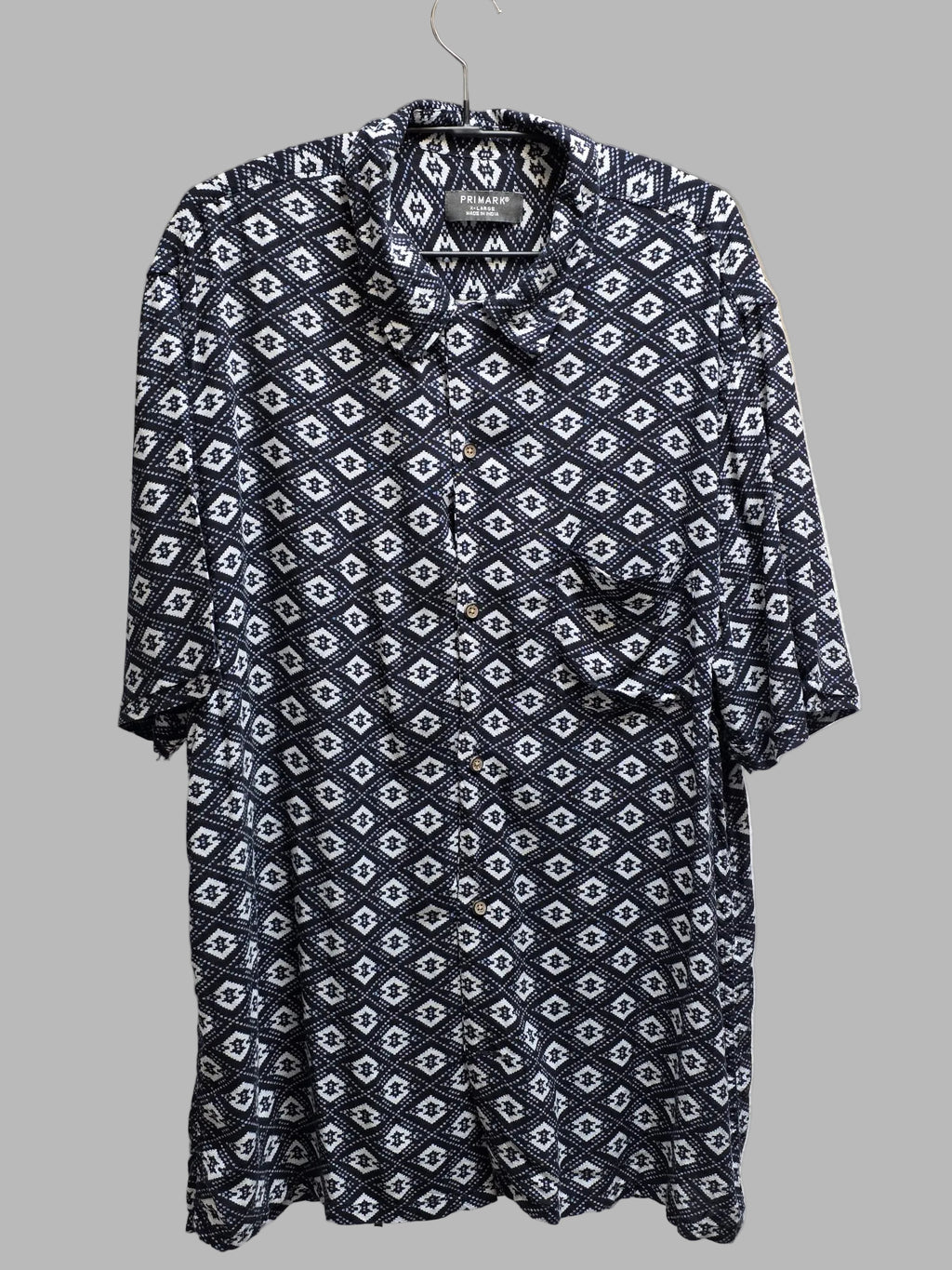 Camisa manga corta rombos