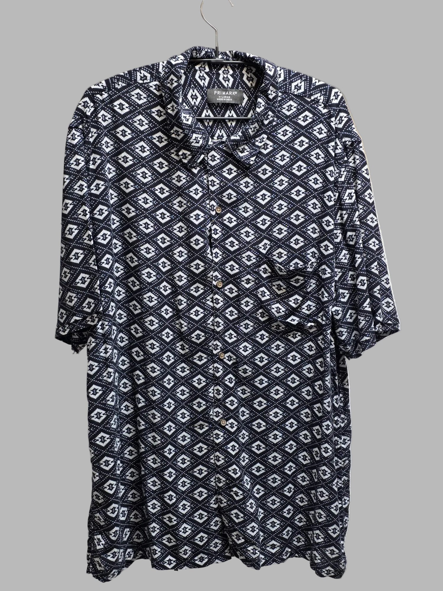 Camisa manga corta rombos