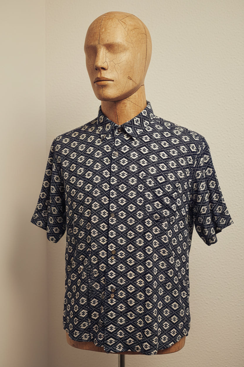 Camisa manga corta rombos