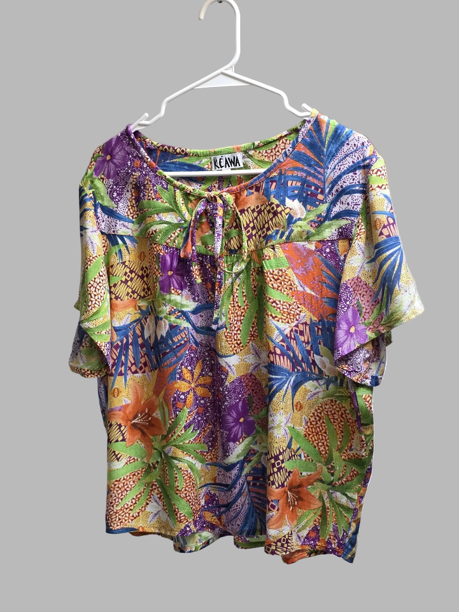 Blouse bohème et tropicale Keawa