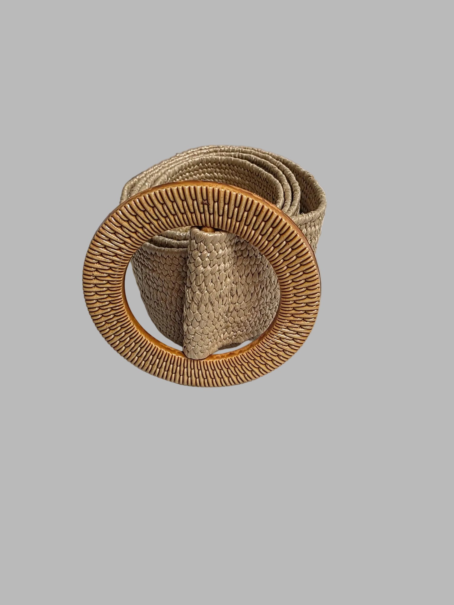 Cinturón de rafia