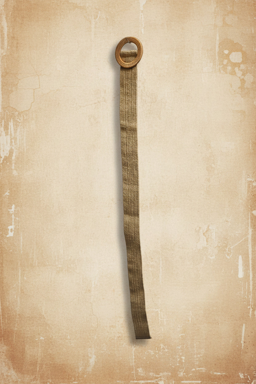 Cinturón de rafia
