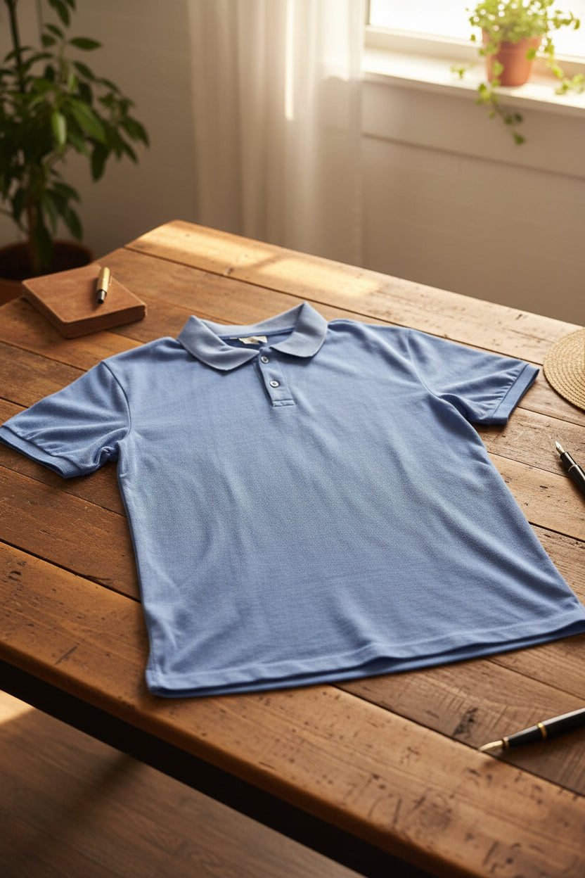 Polo azul vintage de s.Oliver