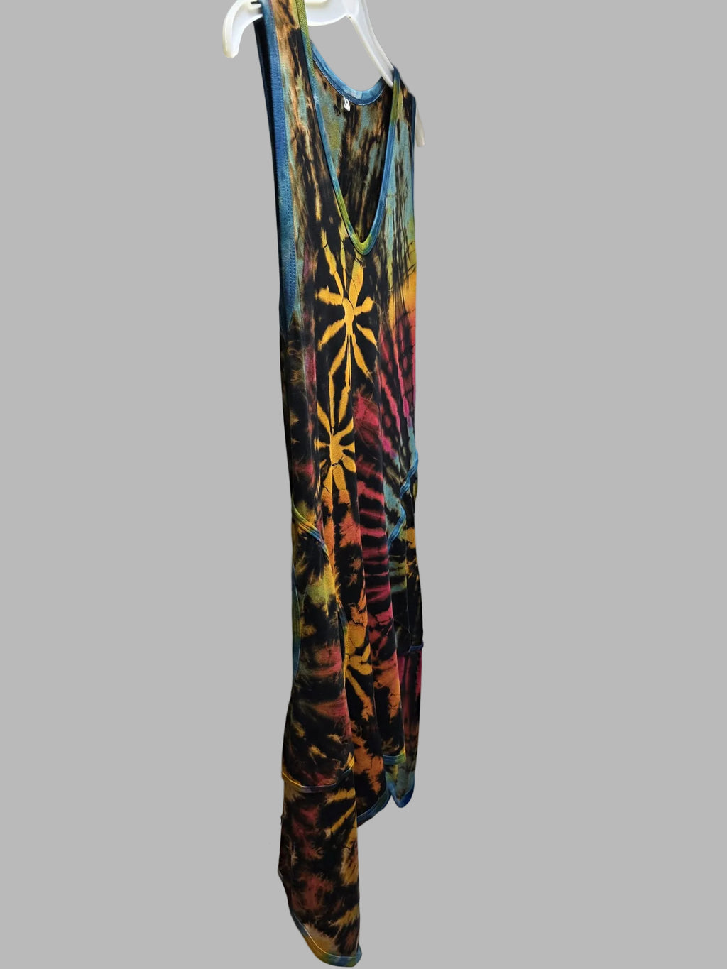 Vestido sin mangas tie-dye