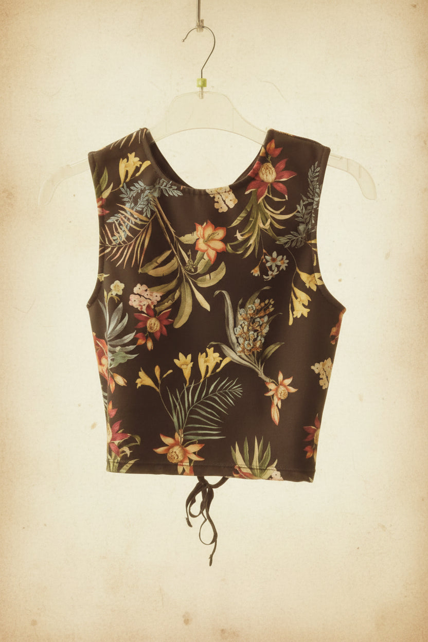 Top corto sin mangas de Stradivarius