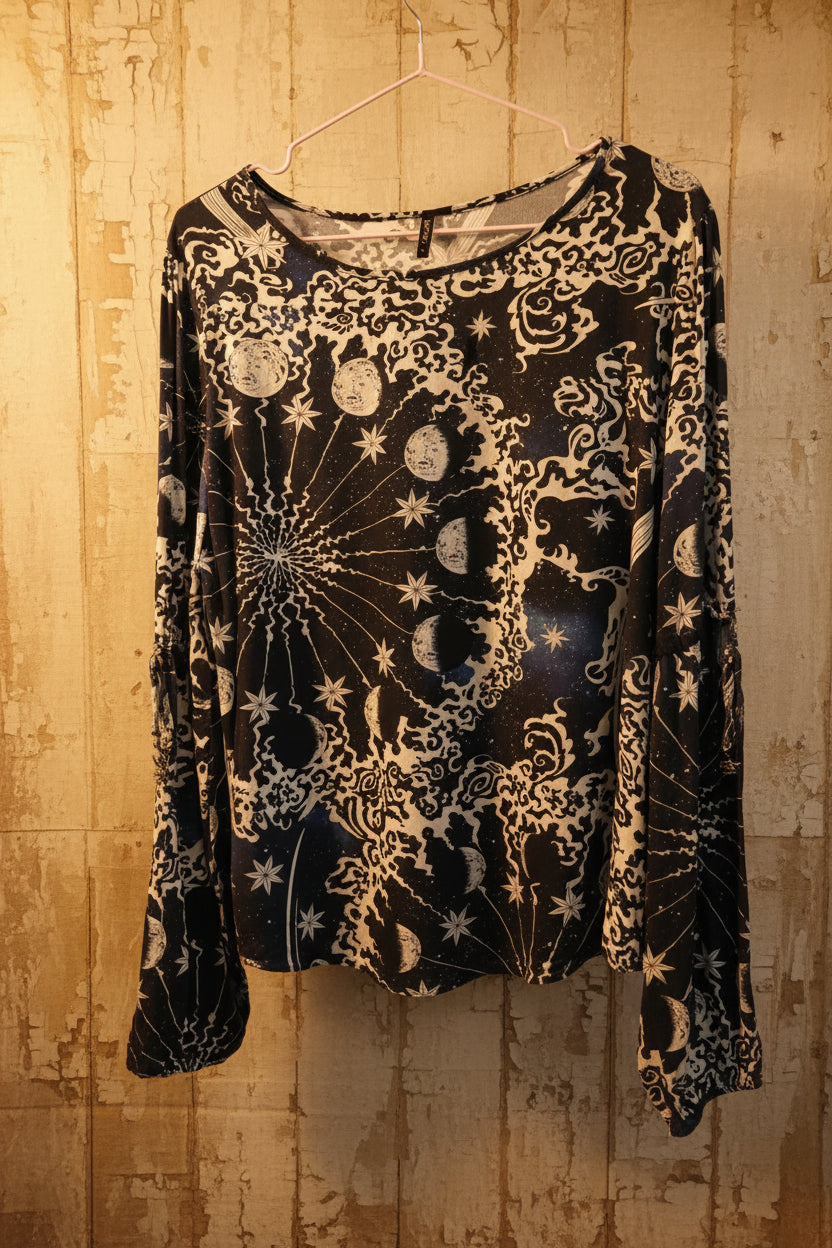 Blouse fluide céleste de Lez à Lez