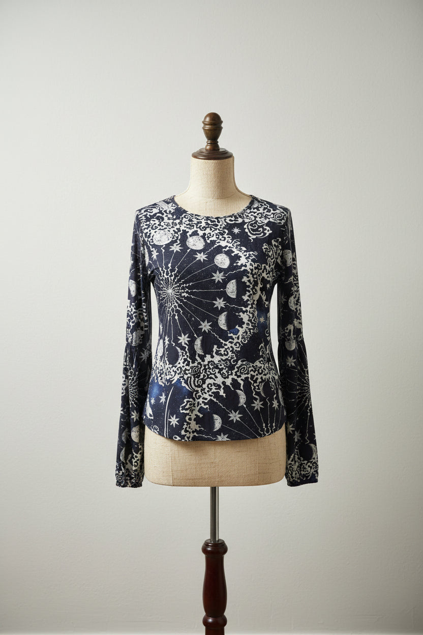 Blouse fluide céleste de Lez à Lez