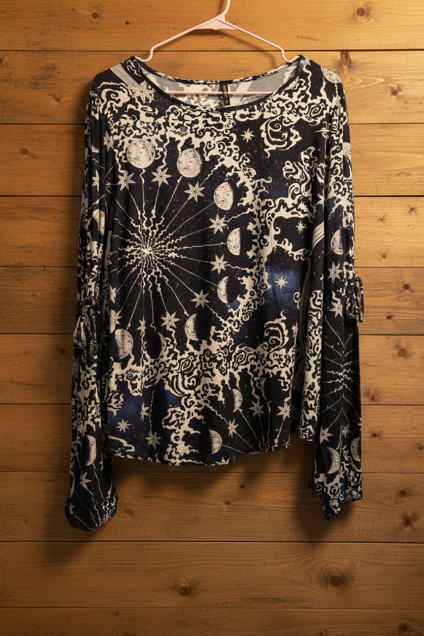 Blouse fluide céleste de Lez à Lez
