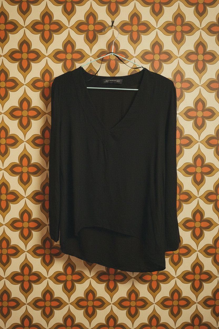 Schwarze Zara Woman Bluse