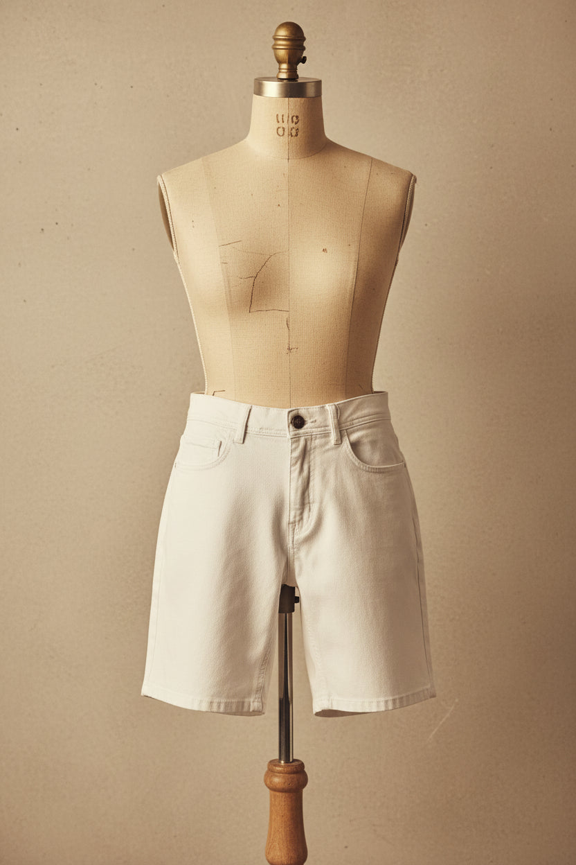 Bermudas in Creme von Easy Wear