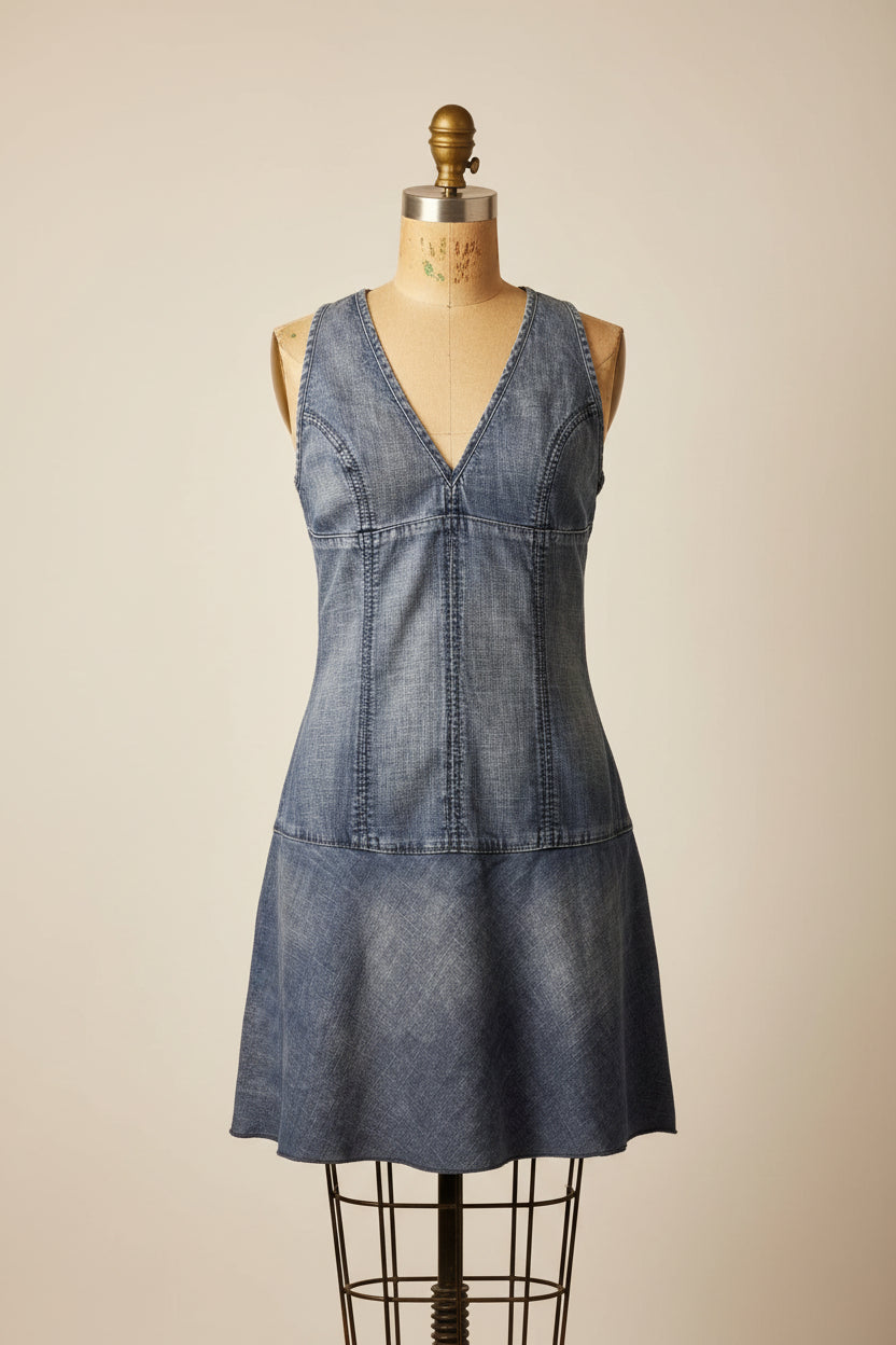 Vestido vaquero corto de la firma italiana Kocca