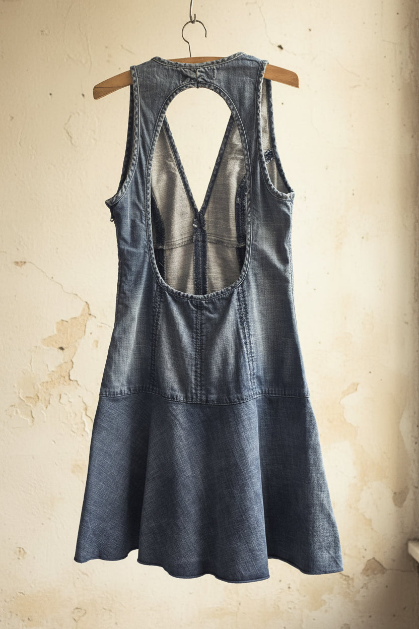 Vestido vaquero corto de la firma italiana Kocca
