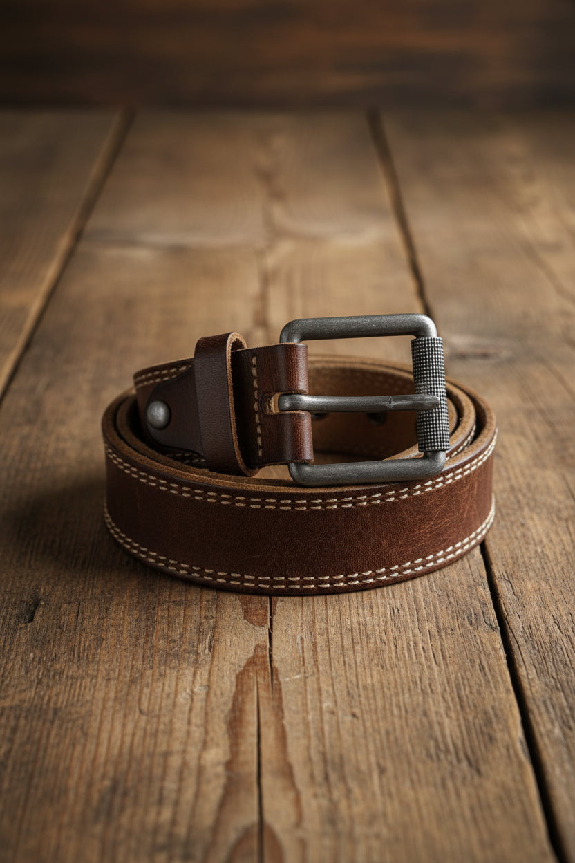 Cinturón vintage de cuero