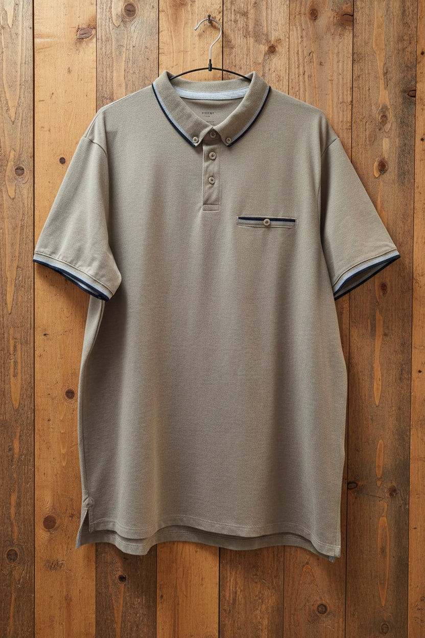 Polo beige de Kiabi