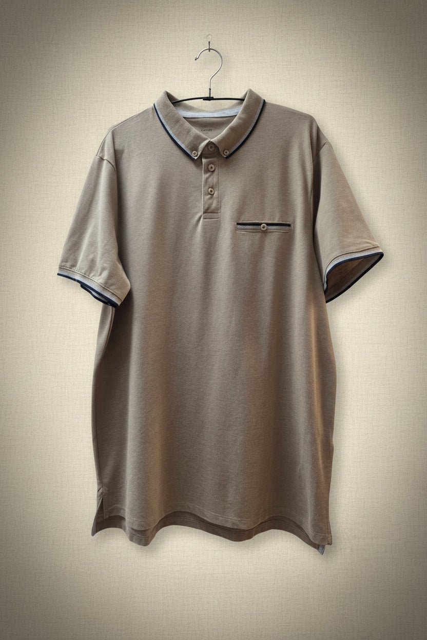 Polo beige de Kiabi