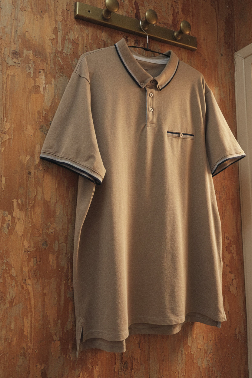 Polo beige de Kiabi