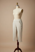Pantalón capri beige