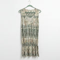 Blusa verde larga de Zara Collection