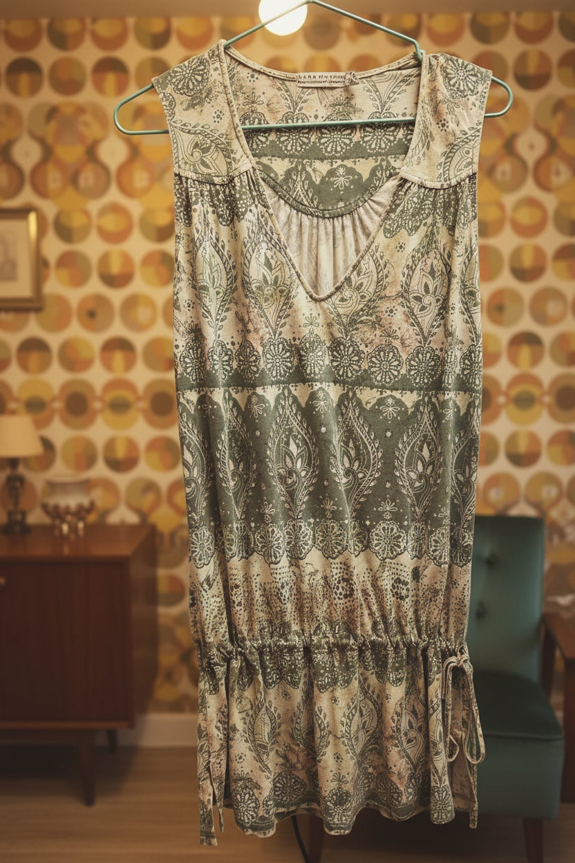 Blusa verde larga de Zara Collection
