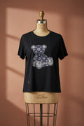 Camiseta negra manga corta