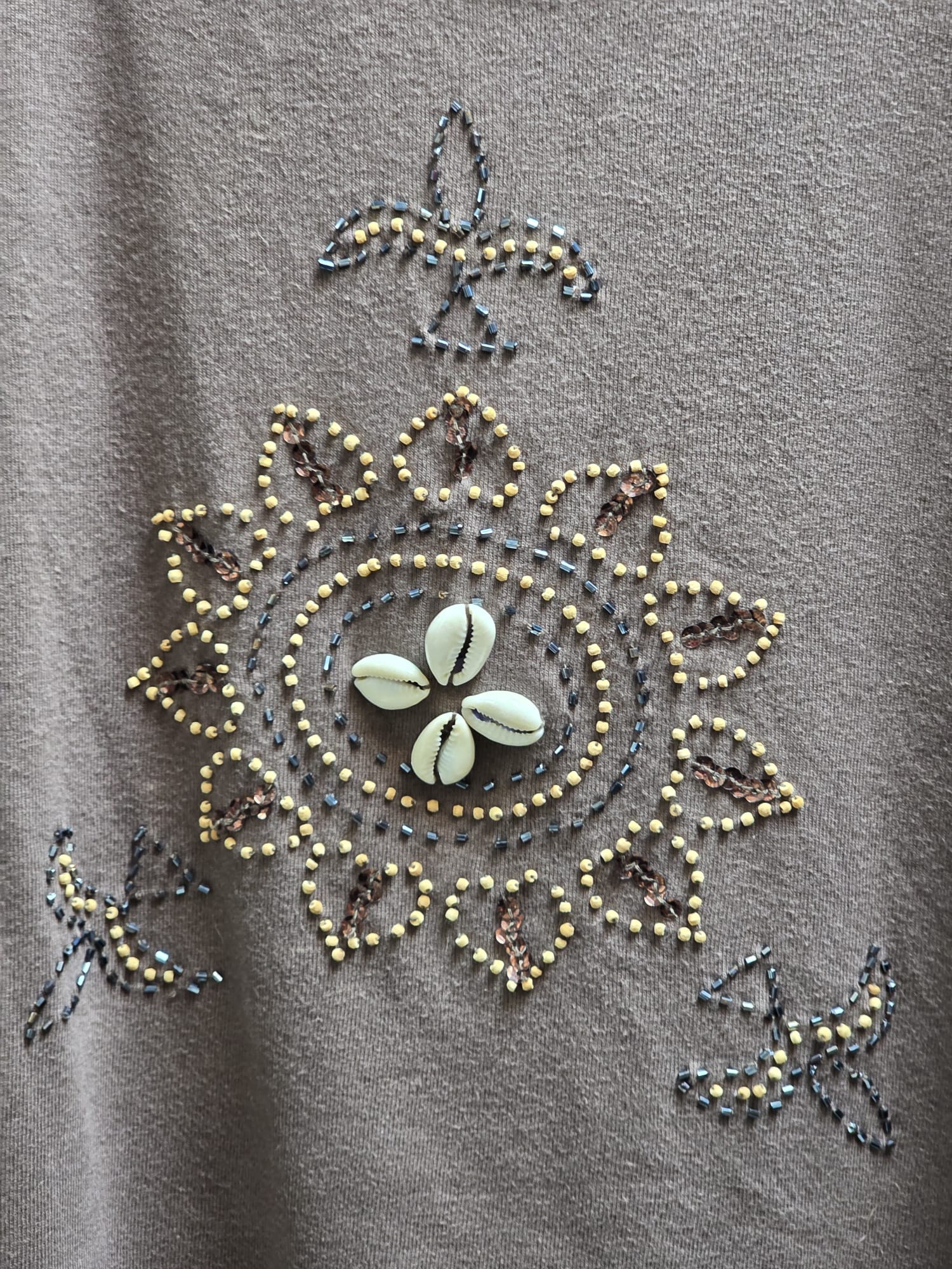 Camiseta bohemia marrón