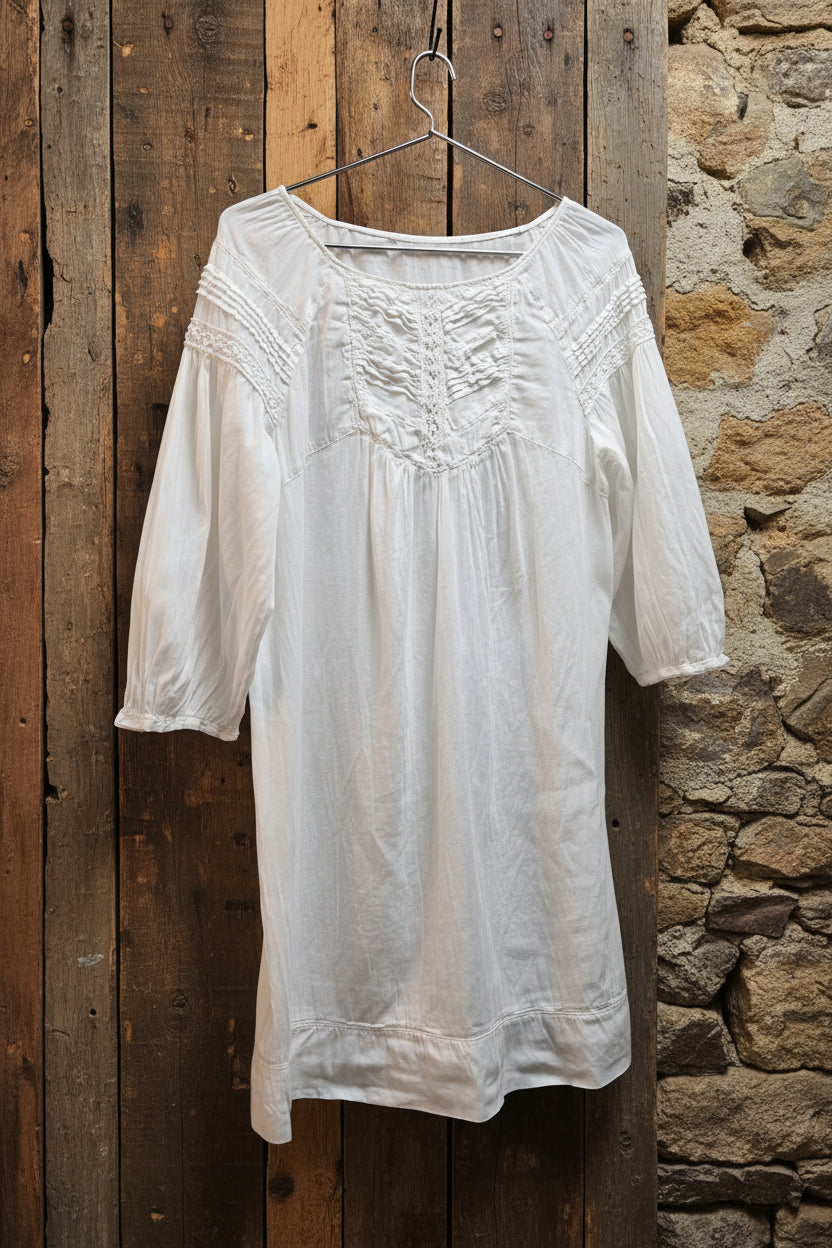 Vestido ibicenco corto