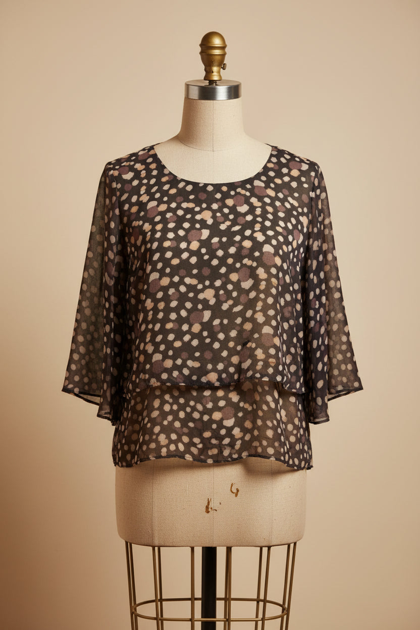 Blusa con doble capa