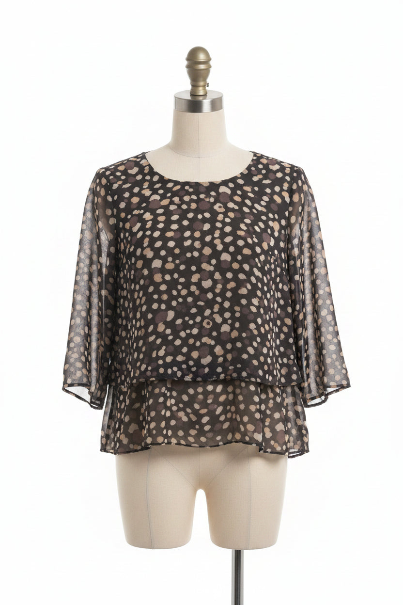 Blusa con doble capa