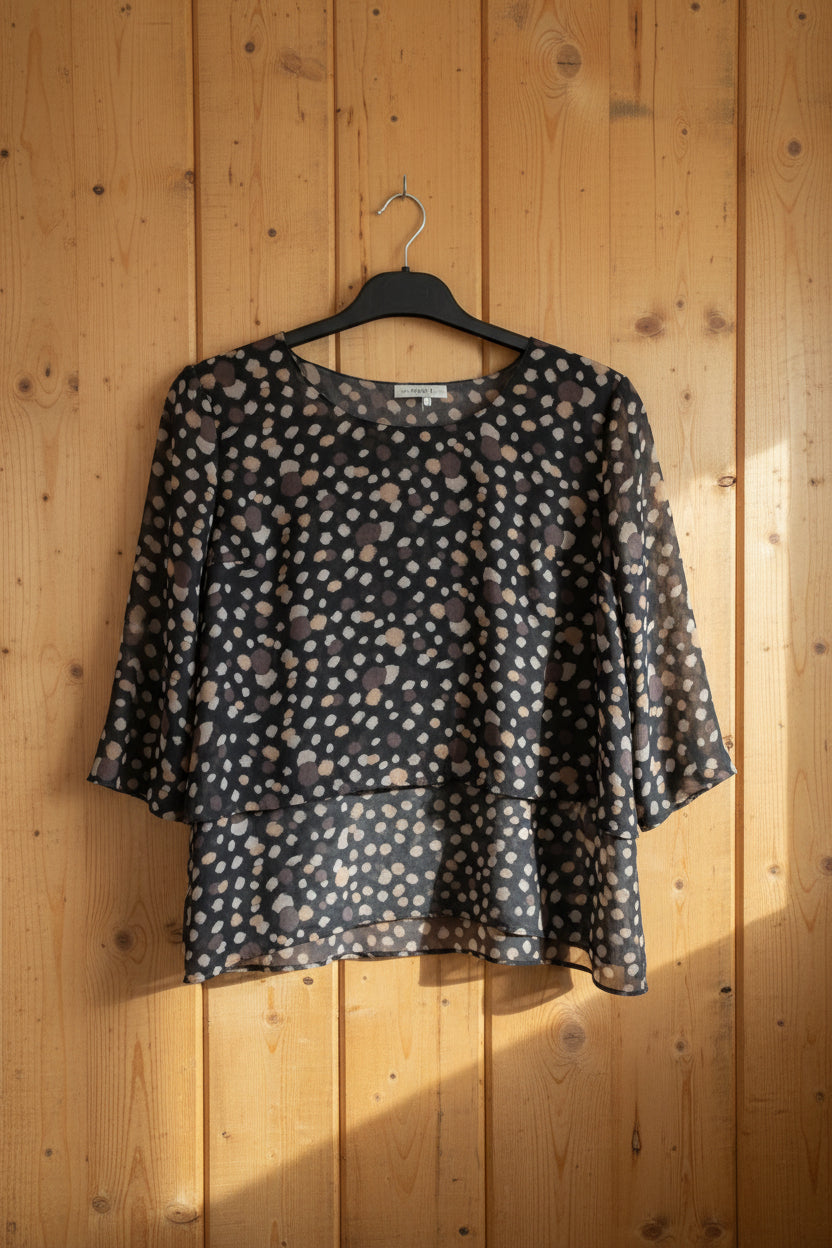 Blusa con doble capa