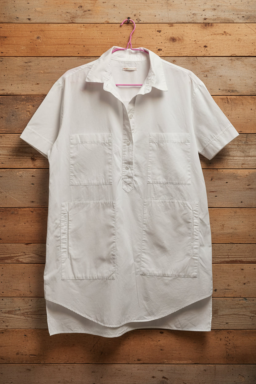 Vestido camisero túnica oversize - PG Sport (Purificación García)