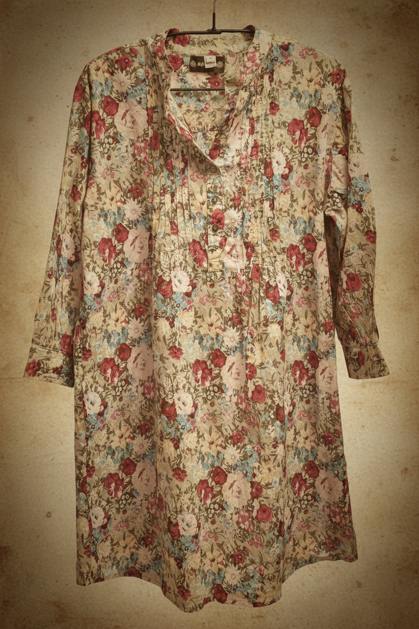 Robe Tunique Bohème Fleurie